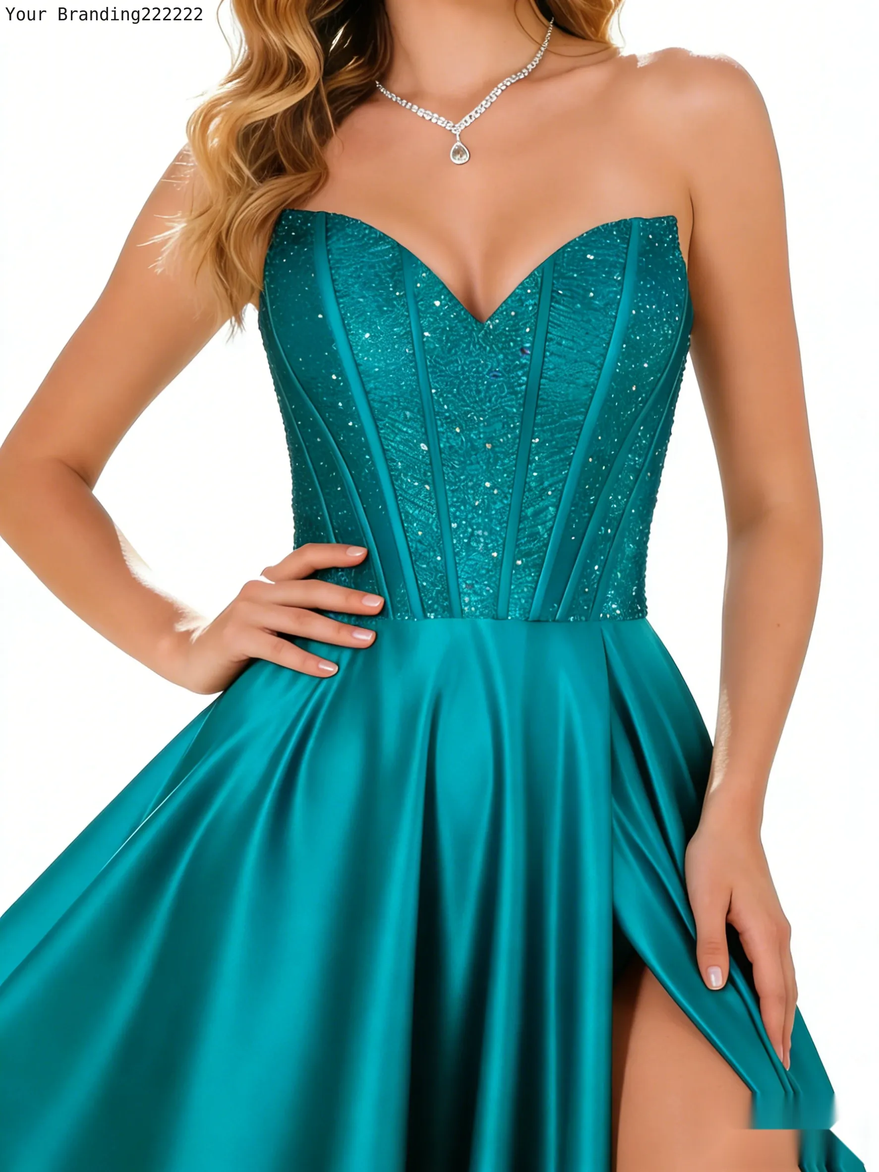 Velvet Wrap Midi Dress