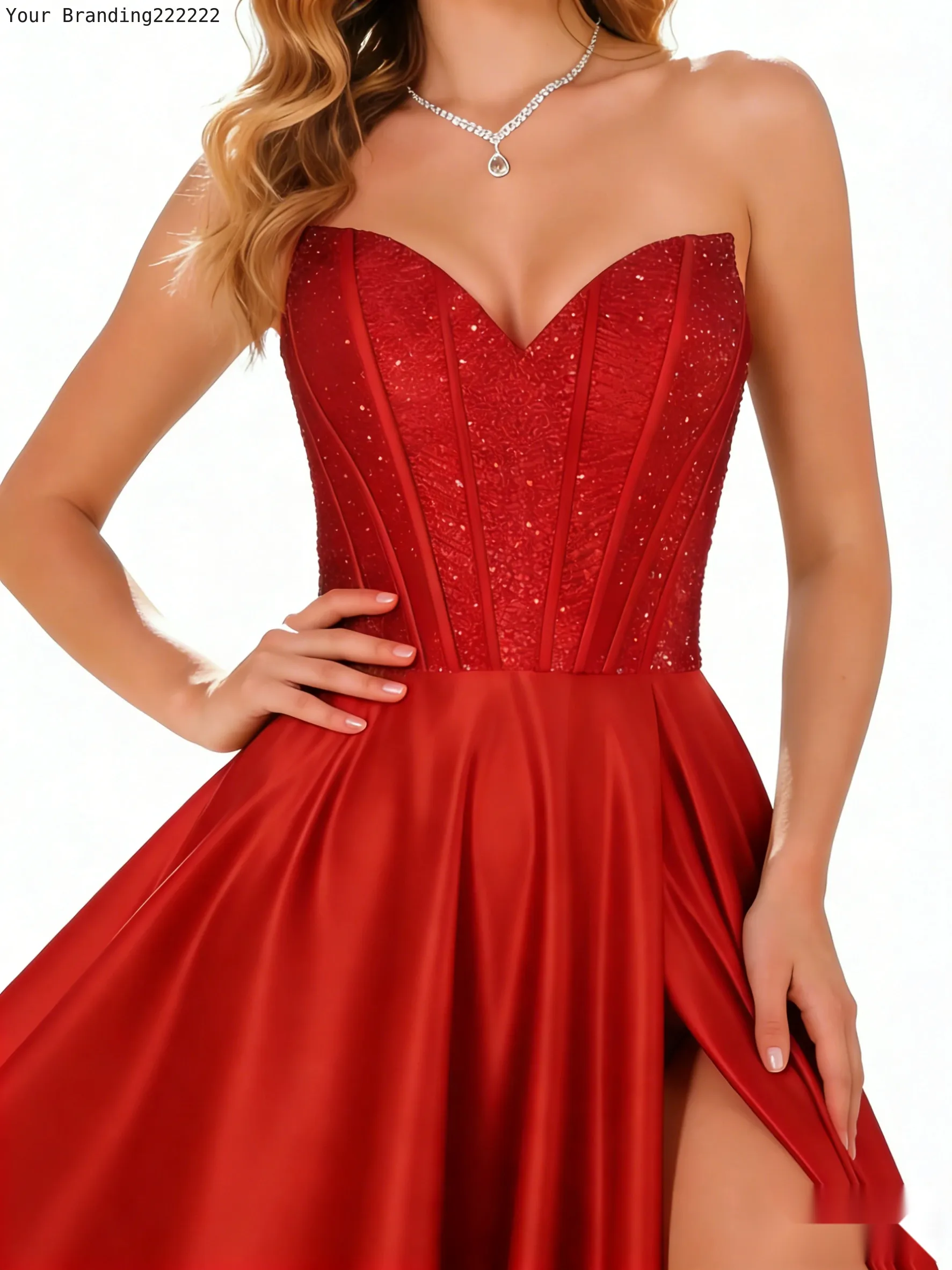 Velvet Wrap Midi Dress