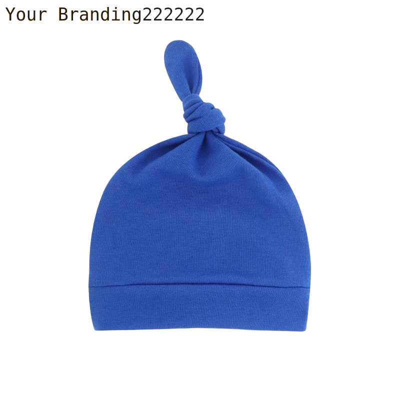 Newborn Baby Beanies Hat Boys Girls Infant Hats Solid Color Kids Beanie Children Unisex Infant Bonnets Baby Caps Top Knot Babies