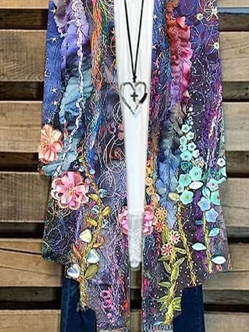 Women Spring/Fall Outerwear Casual 