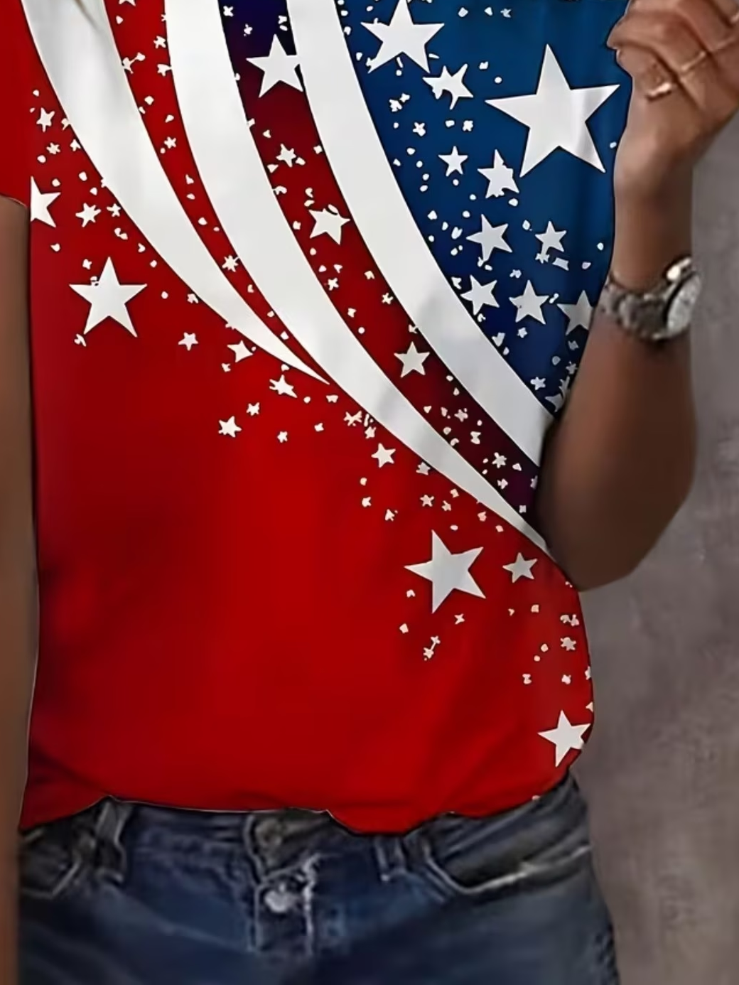 Casual Independence Day (Flag) Crew