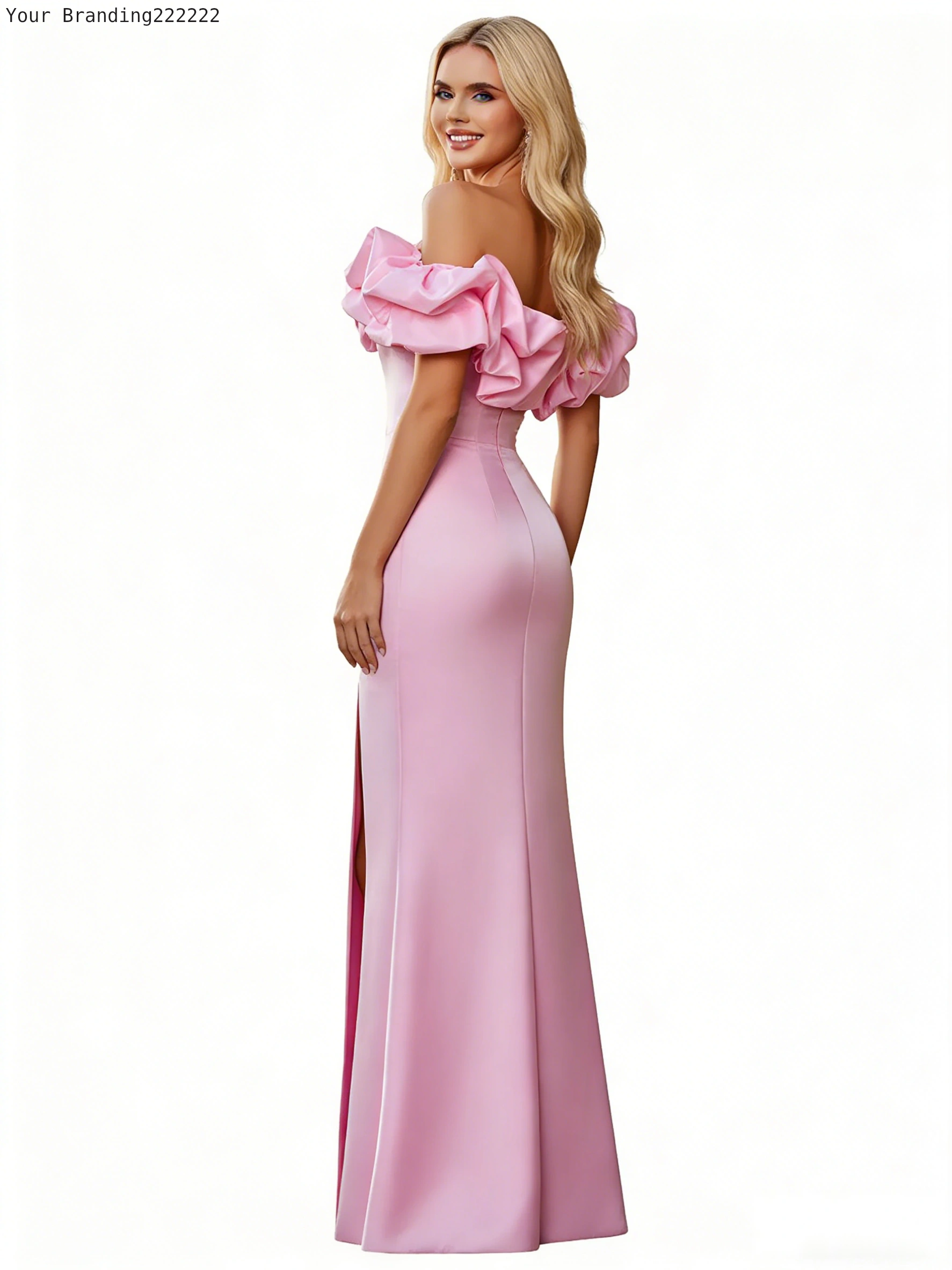 Glitter Tulle A-Line Party Gown