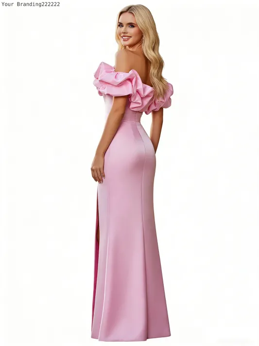 Glitter Tulle A-Line Party Gown