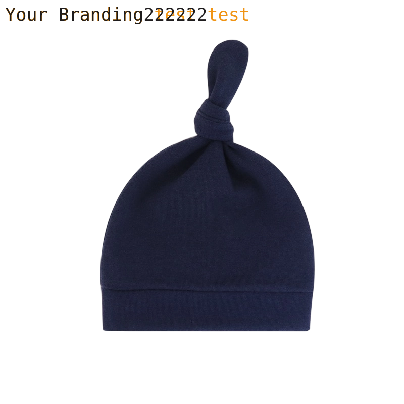 Newborn Baby Beanies Hat Boys Girls Infant Hats Solid Color Kids Beanie Children Unisex Infant Bonnets Baby Caps Top Knot Babies