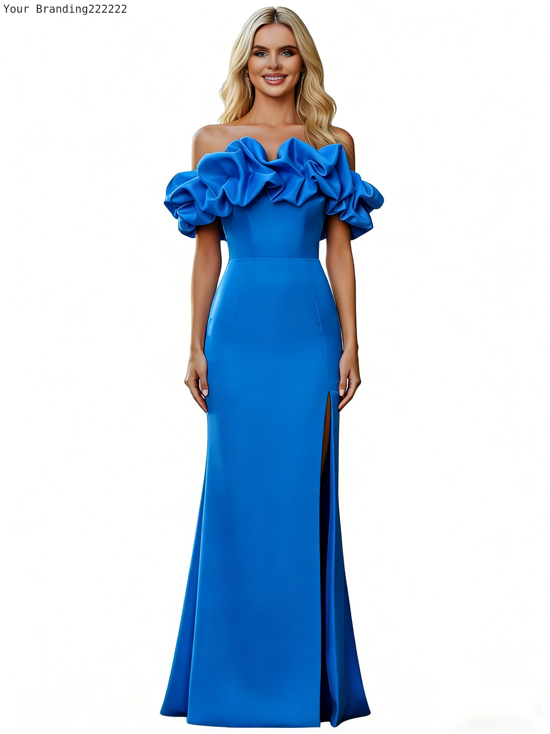 Glitter Tulle A-Line Party Gown