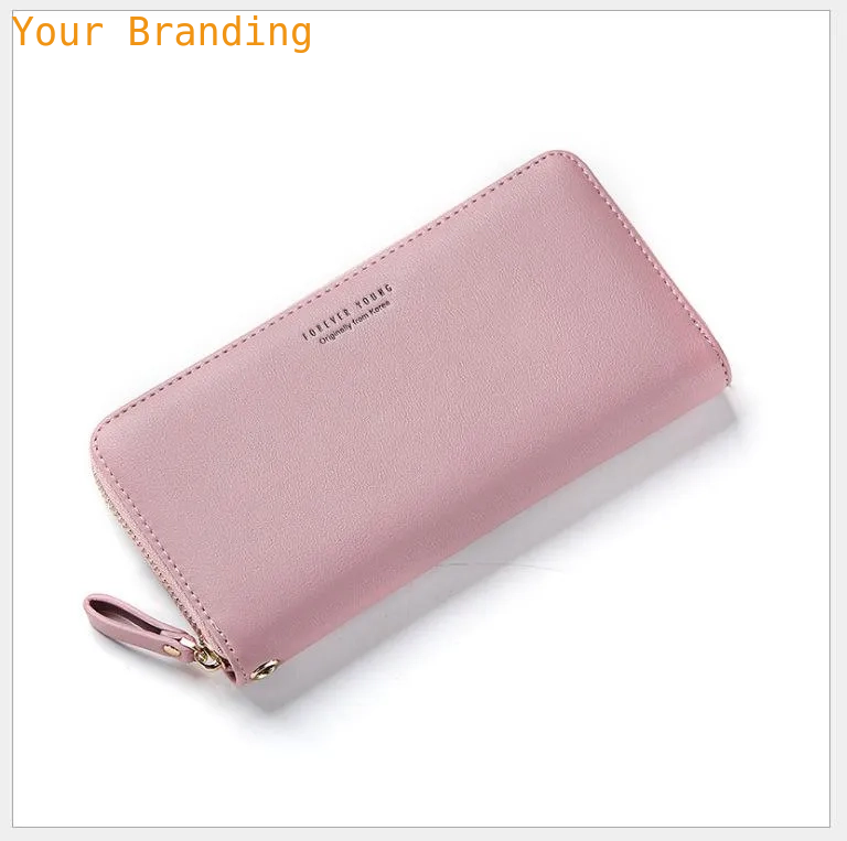 Women's solid color hundred clutch bag