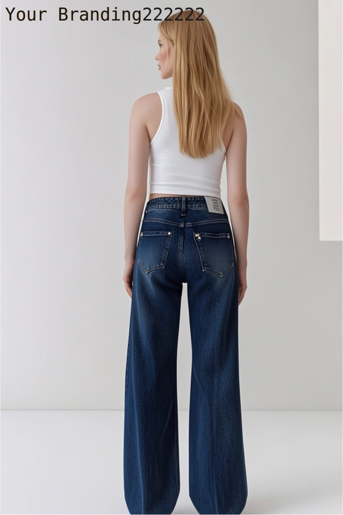 Ribcage Wide Leg Jeans-Stretch
