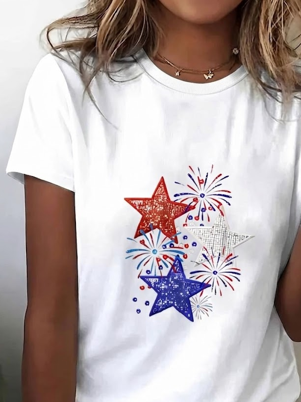 Casual Independence Day (Flag) Crew