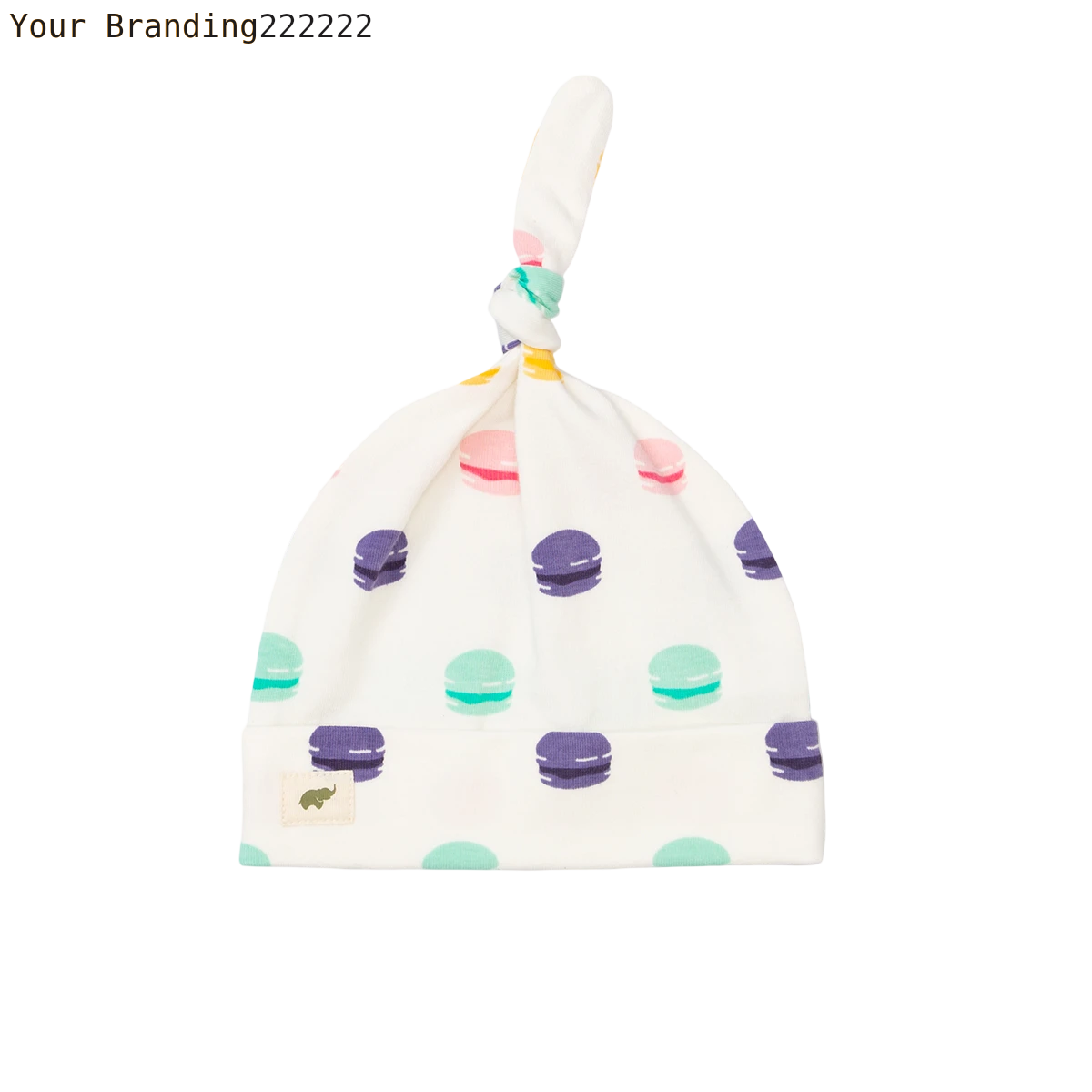 Newborn Baby Beanies Hat Boys Girls Infant Hats Solid Color Kids Beanie Children Unisex Infant Bonnets Baby Caps Top Knot Babies