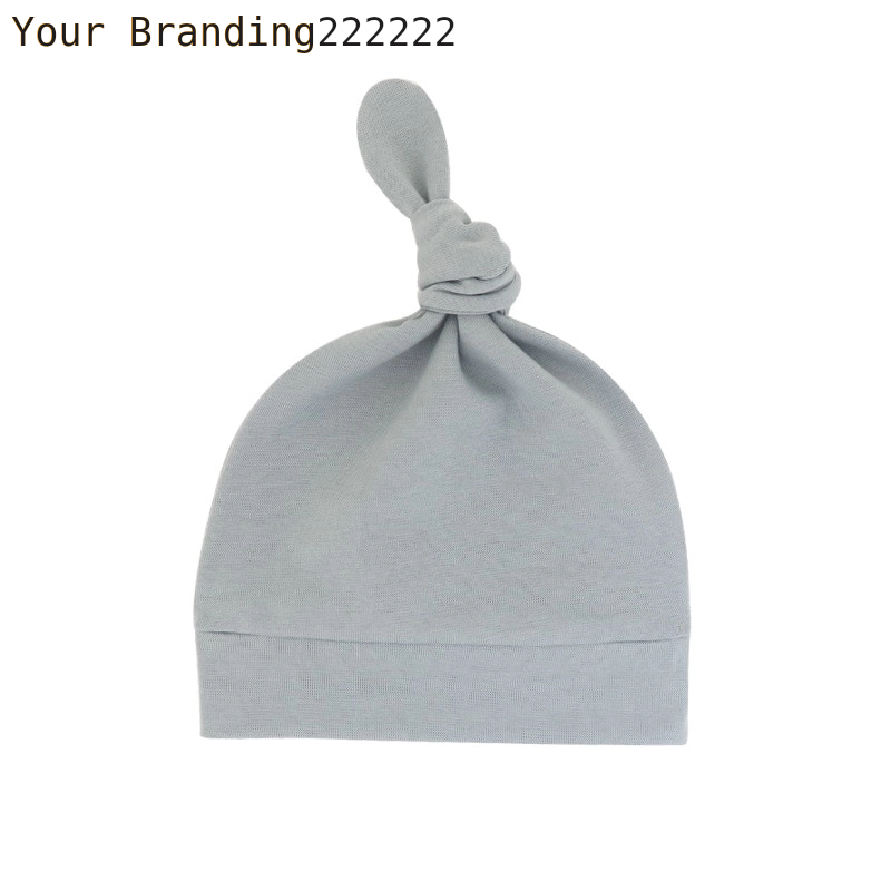 Newborn Baby Beanies Hat Boys Girls Infant Hats Solid Color Kids Beanie Children Unisex Infant Bonnets Baby Caps Top Knot Babies