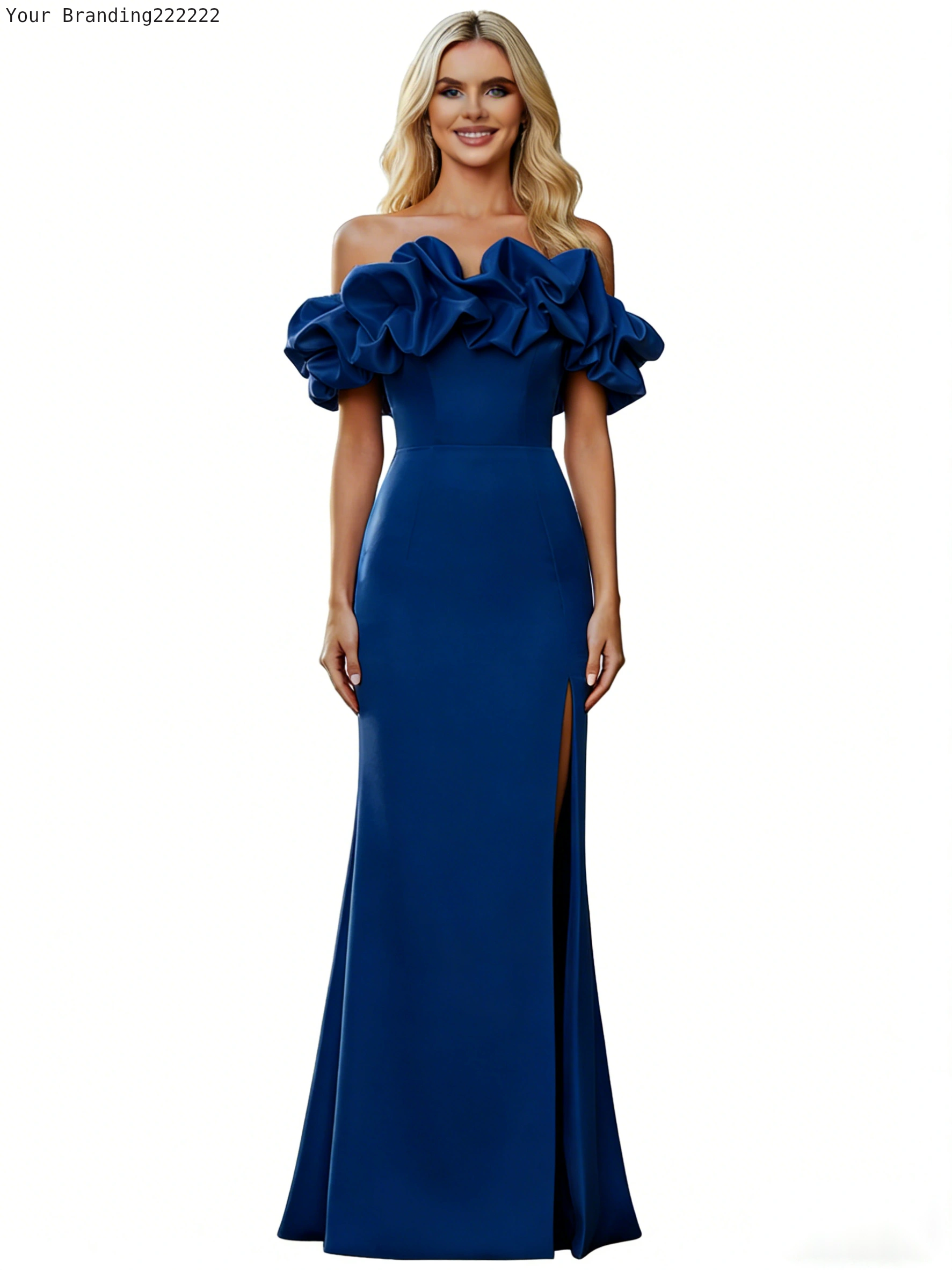 Glitter Tulle A-Line Party Gown