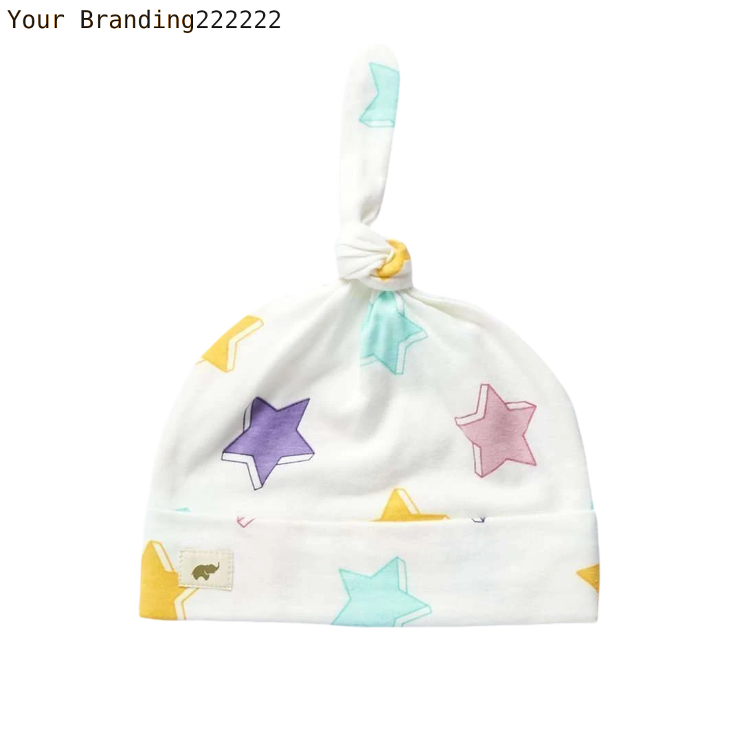 Newborn Baby Beanies Hat Boys Girls Infant Hats Solid Color Kids Beanie Children Unisex Infant Bonnets Baby Caps Top Knot Babies