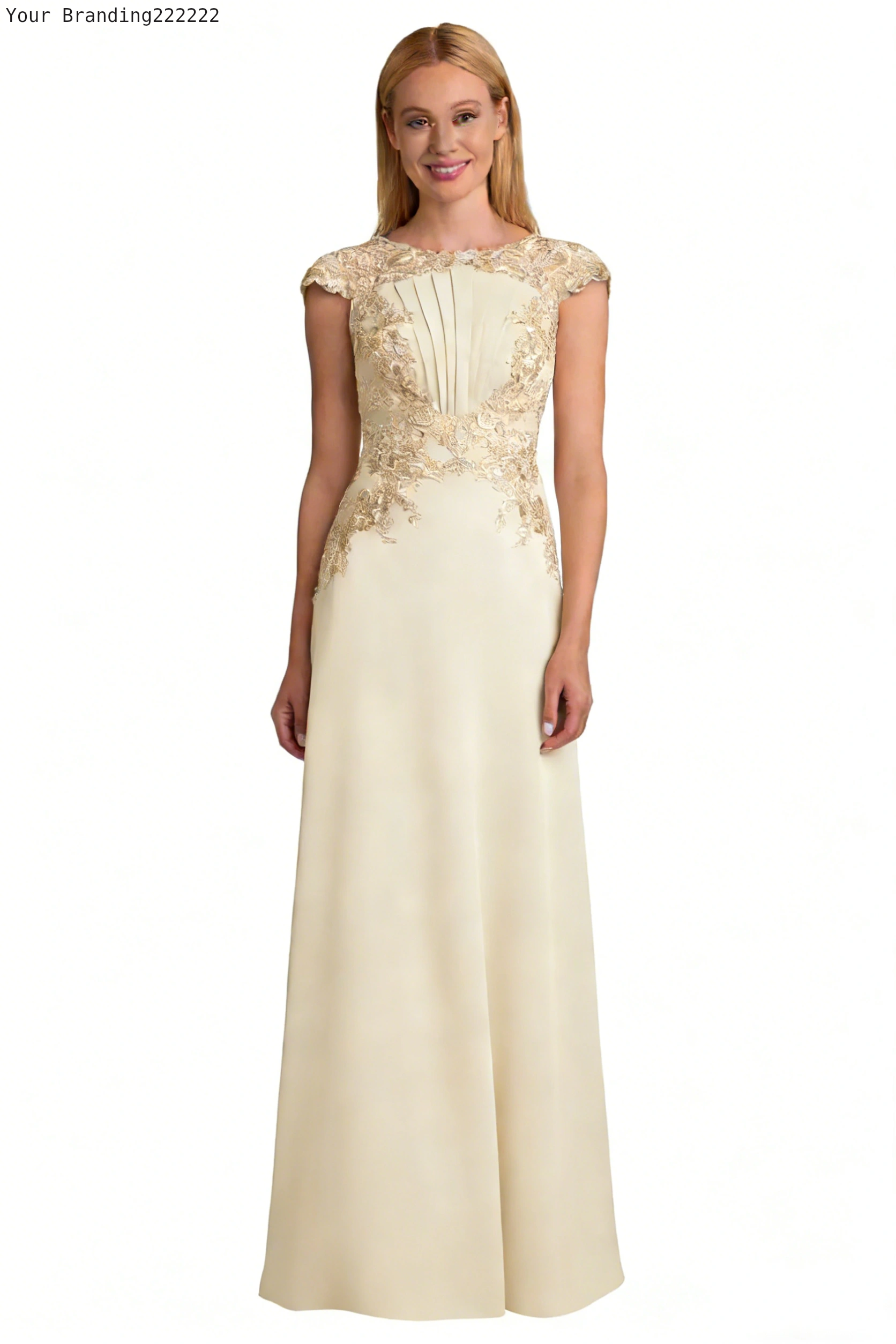 Floral Embroidered Tulle Dress