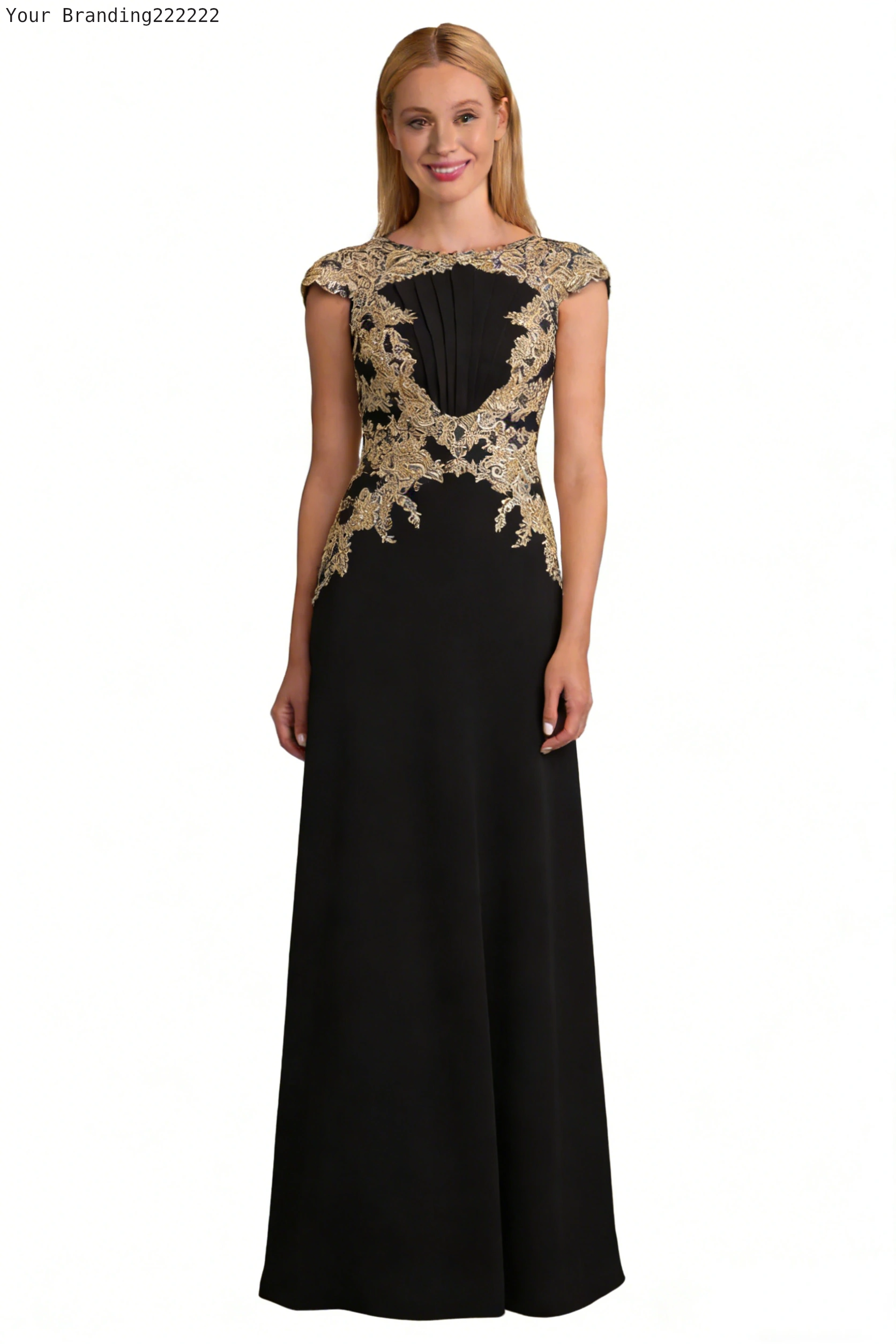 Floral Embroidered Tulle Dress