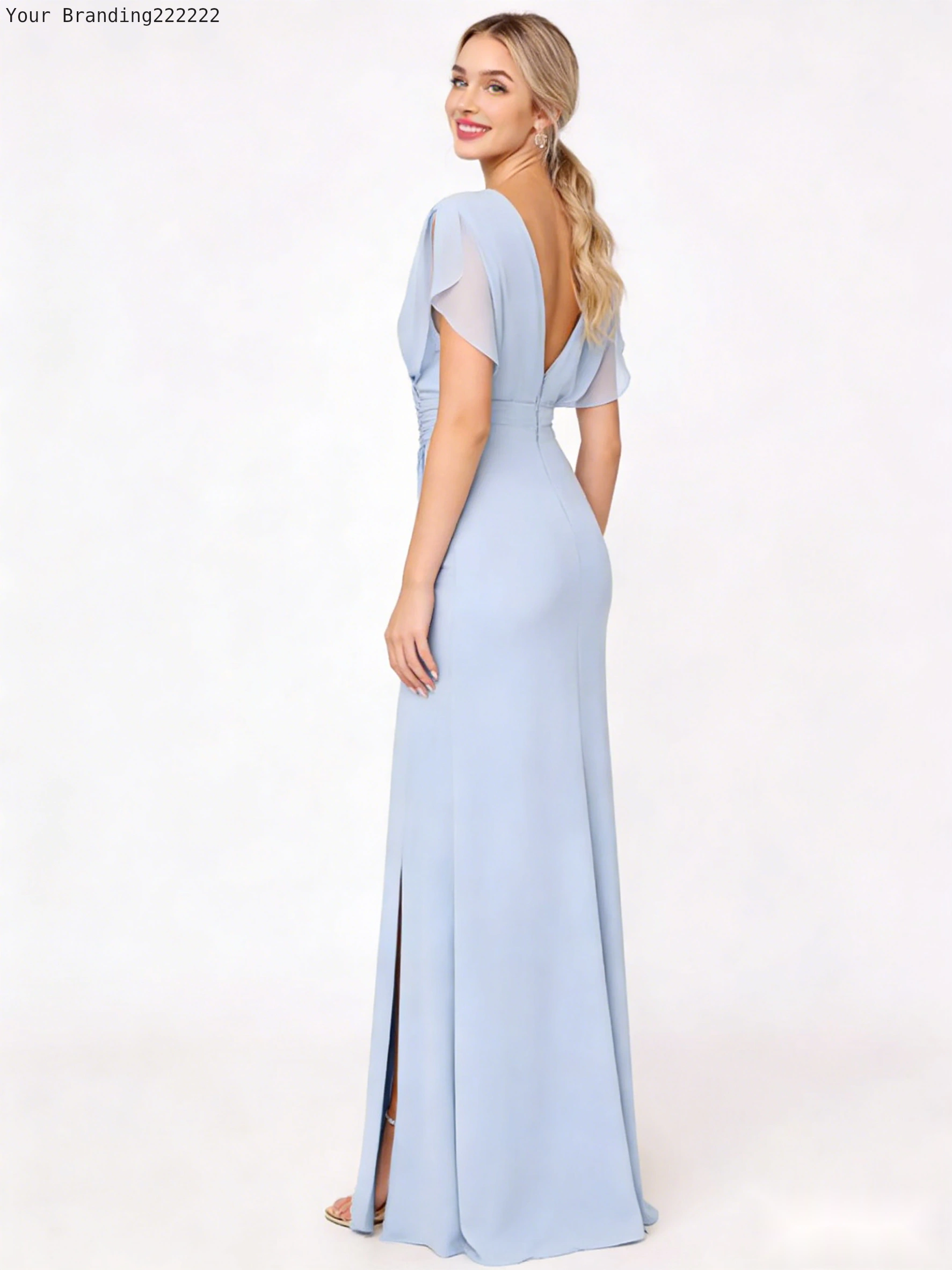 Satin Cowl Neck Slip Dress