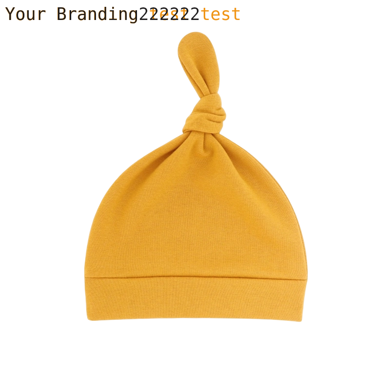 Newborn Baby Beanies Hat Boys Girls Infant Hats Solid Color Kids Beanie Children Unisex Infant Bonnets Baby Caps Top Knot Babies