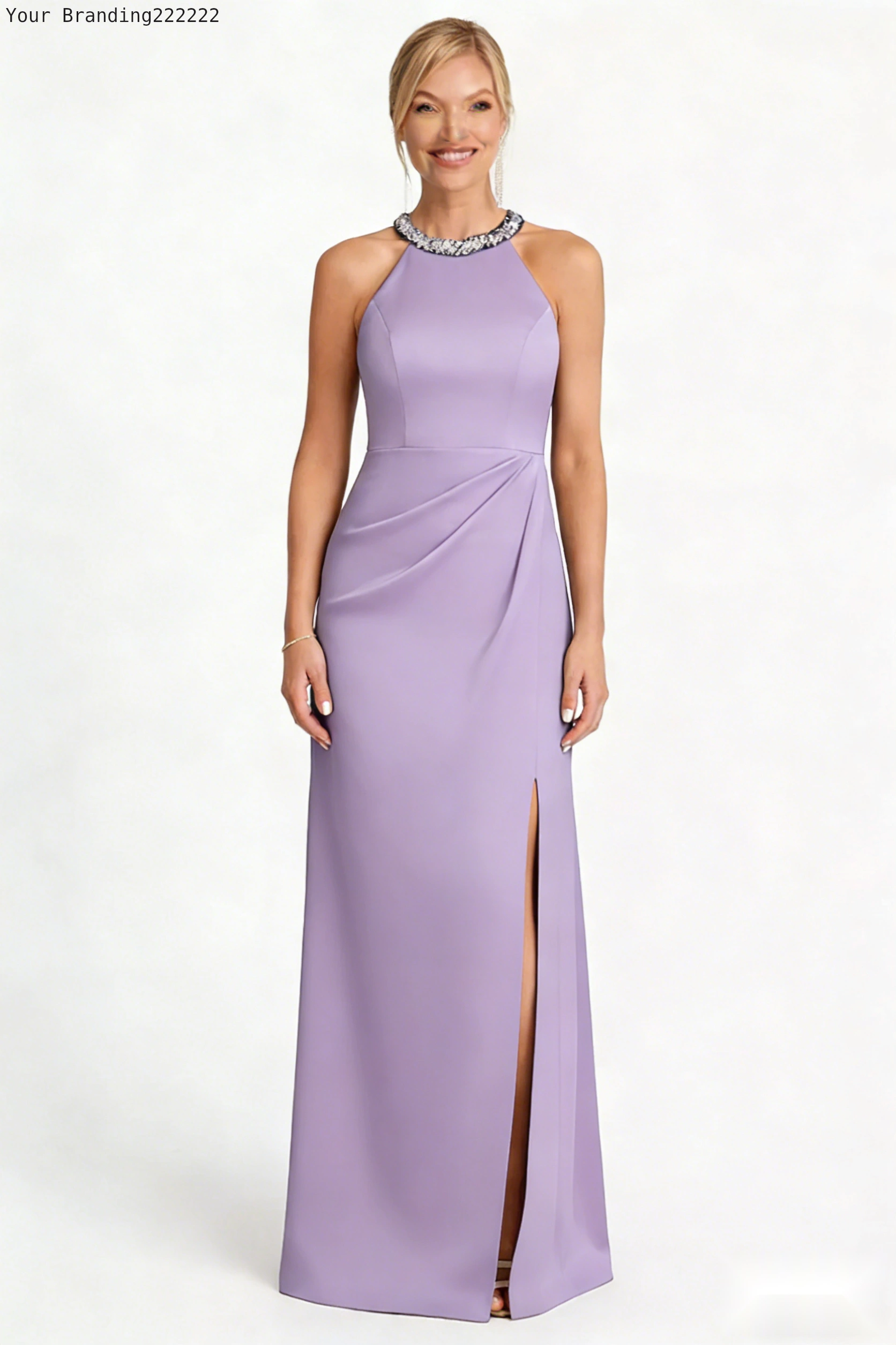 Puff Sleeve Cotton Voile Gown