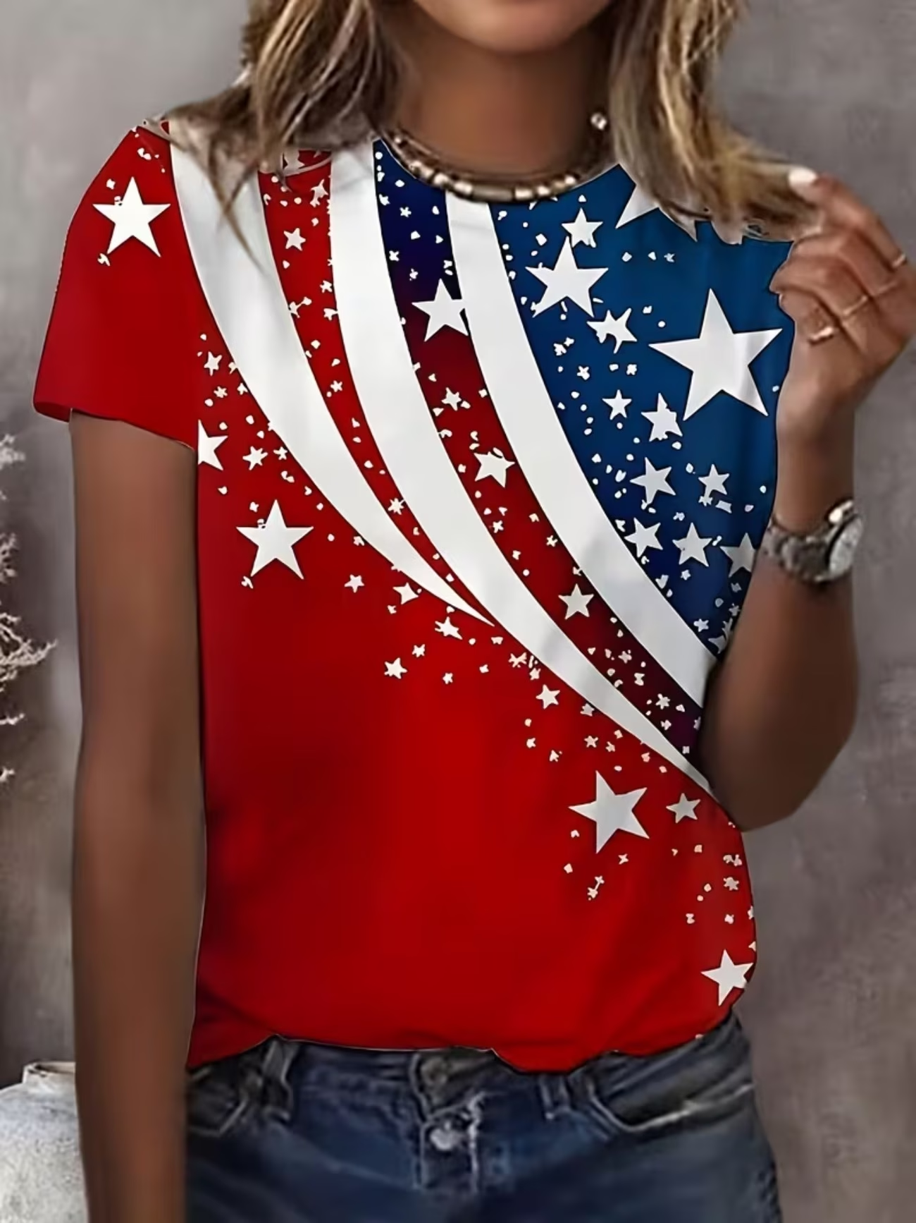 Casual Independence Day (Flag) Crew
