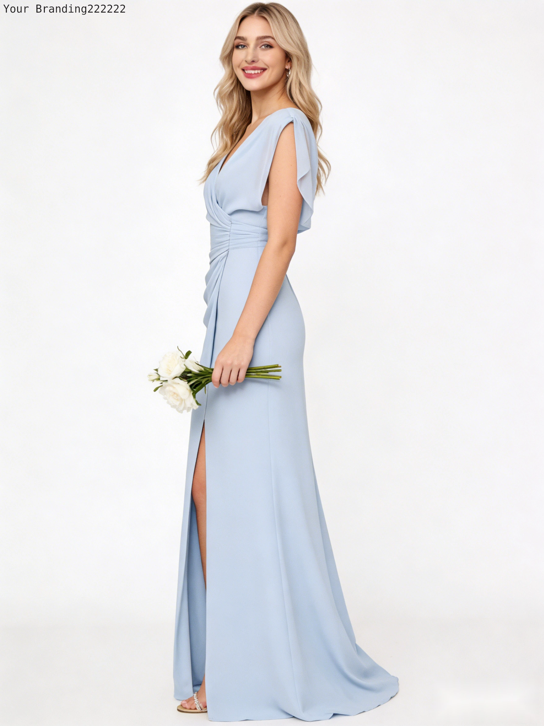 Satin Cowl Neck Slip Dress