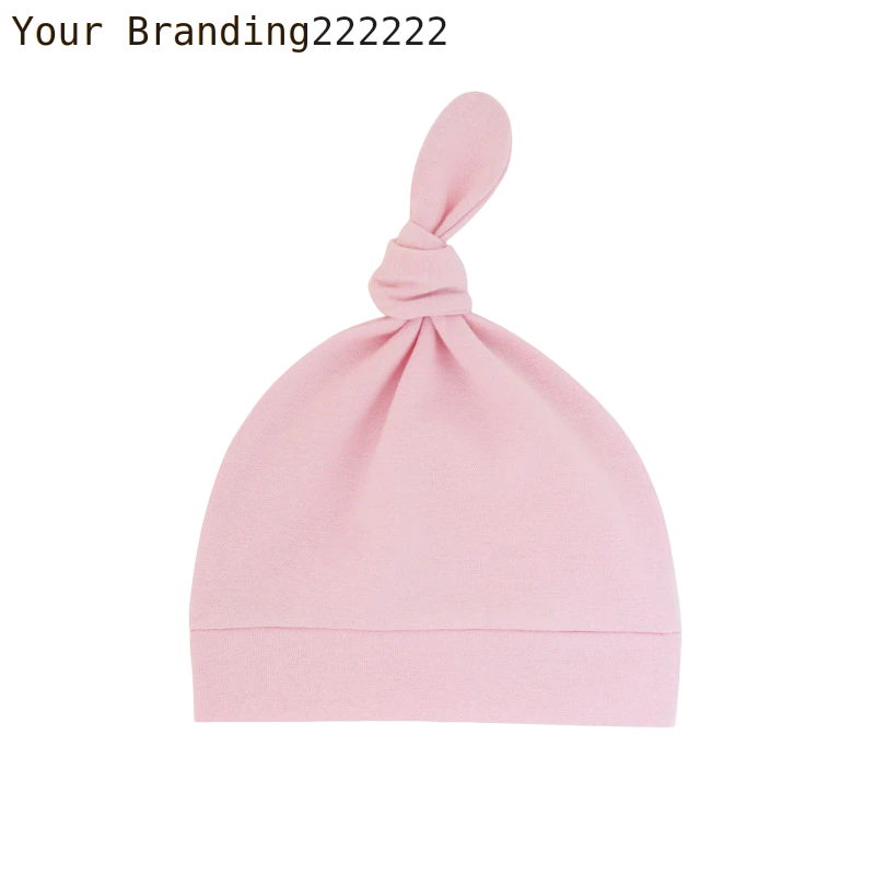 Newborn Baby Beanies Hat Boys Girls Infant Hats Solid Color Kids Beanie Children Unisex Infant Bonnets Baby Caps Top Knot Babies