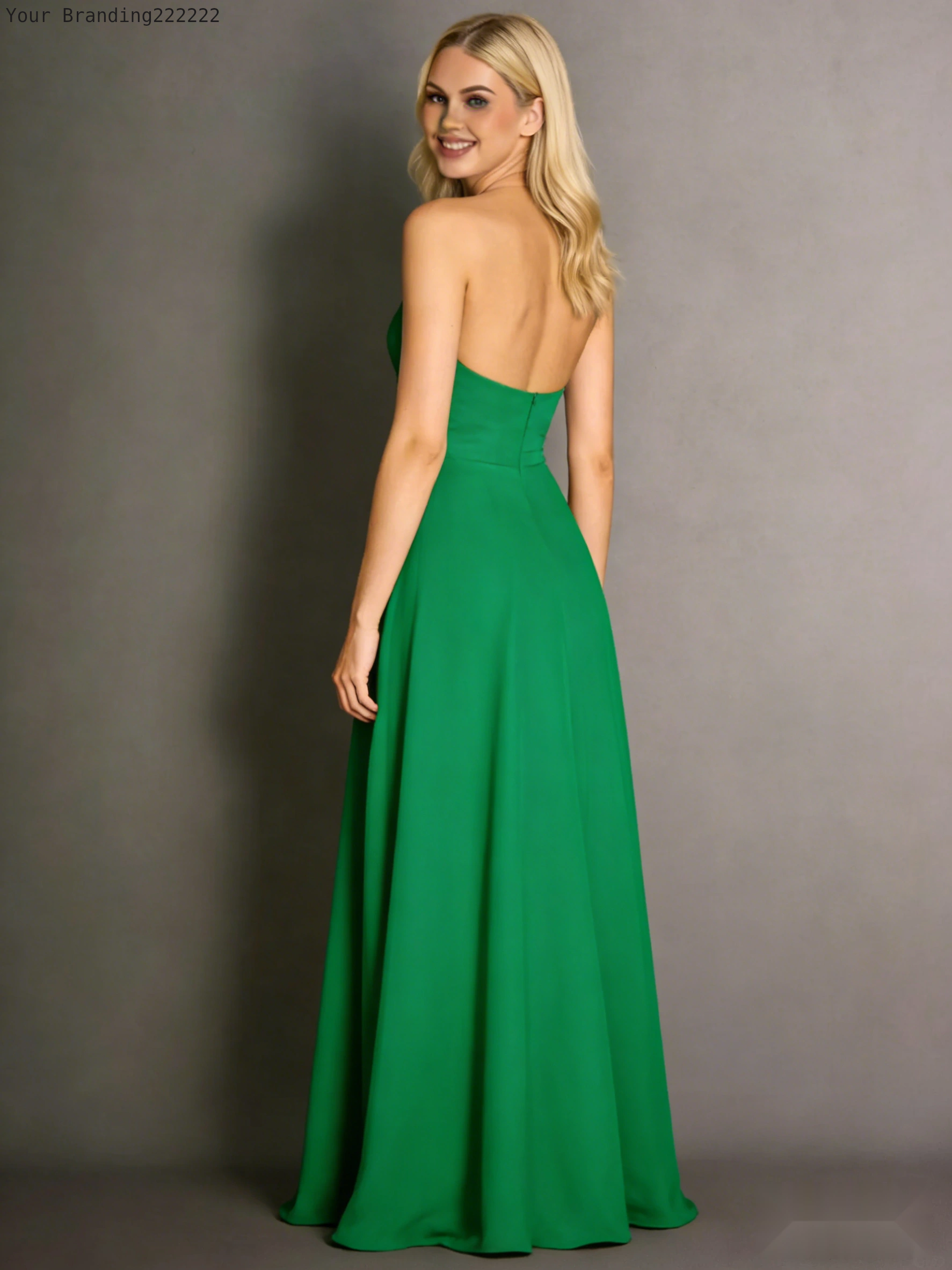 Halterneck Velvet Dress with Open Back