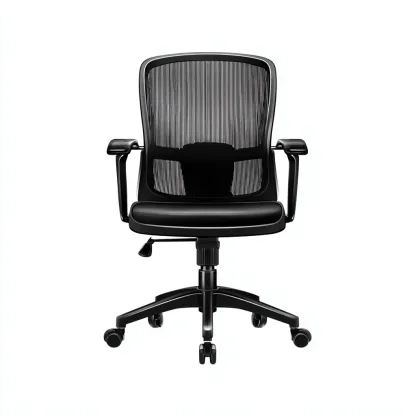 Sedia Da Ufficio In Rete 63X61X102 Cm Nera Per Ufficio - Design Ergonomico-Reststa
