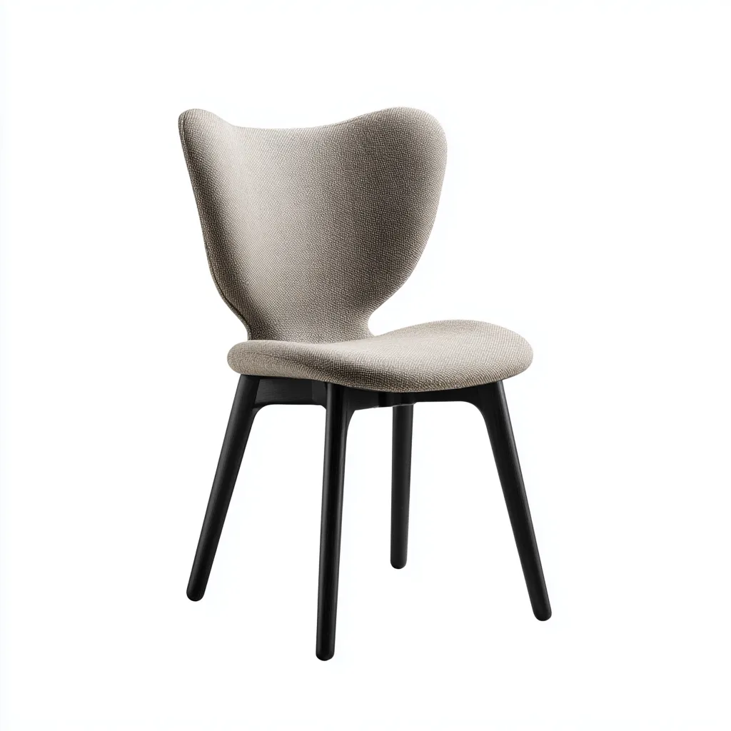 Sedia Da Pranzo In Tessuto 52X54X87 Cm - Grigio Chiaro - Design Ergonomico Per Sala Da Pranzo-Reststa