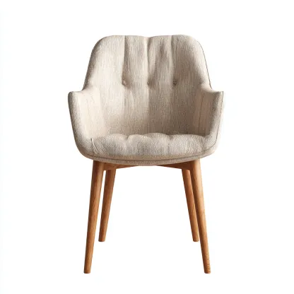 Poltrona Tessuto 74x70x86 Cm - Beige - Adatta Per Soggiorno - Design Moderno-Reststa