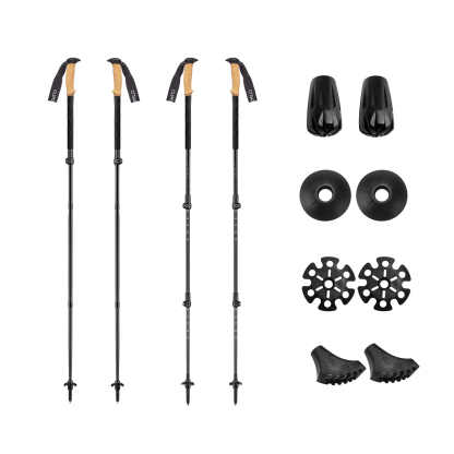 Climix Apex Carbon Trekkingstöcke – ideal für Wanderungen und Trekkingtouren