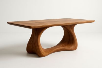 Tavolo da Pranzo in Legno Massello Marrone 180x90x75 cm