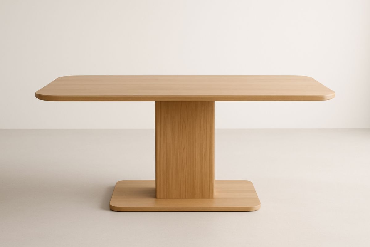 Tavolo da Pranzo Rettangolare in Legno