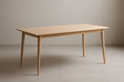 Tavolo rettangolare in rovere chiaro 150x75x75 cm