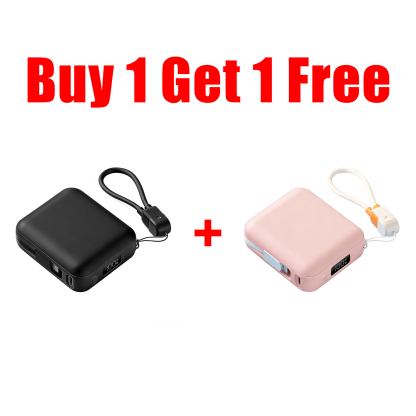 Lumenia Power Bank With Built-In Cables