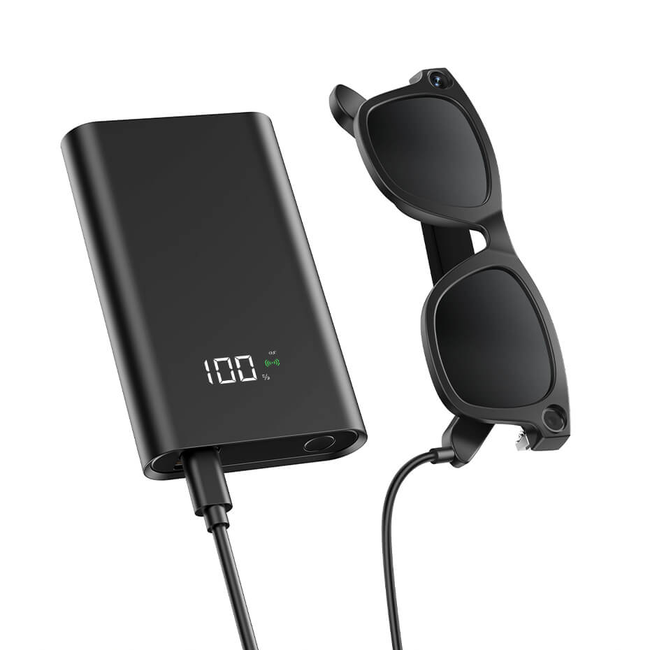 Glasögon Med Kamera Och Ljud