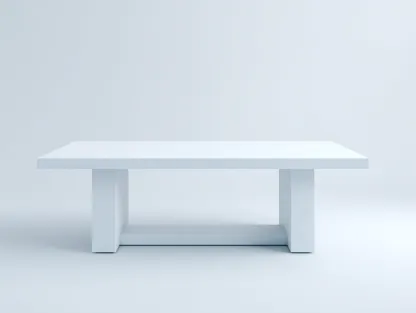 Mesa de comedor madera 160x80x75 cm - blanco - diseño moderno