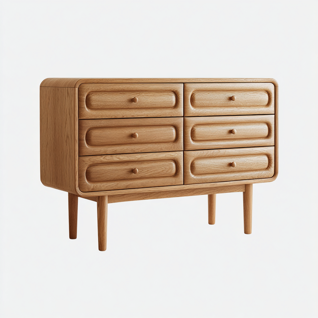 Cassettiera 120x40x85 cm - marrone chiaro - design moderno-Styleive