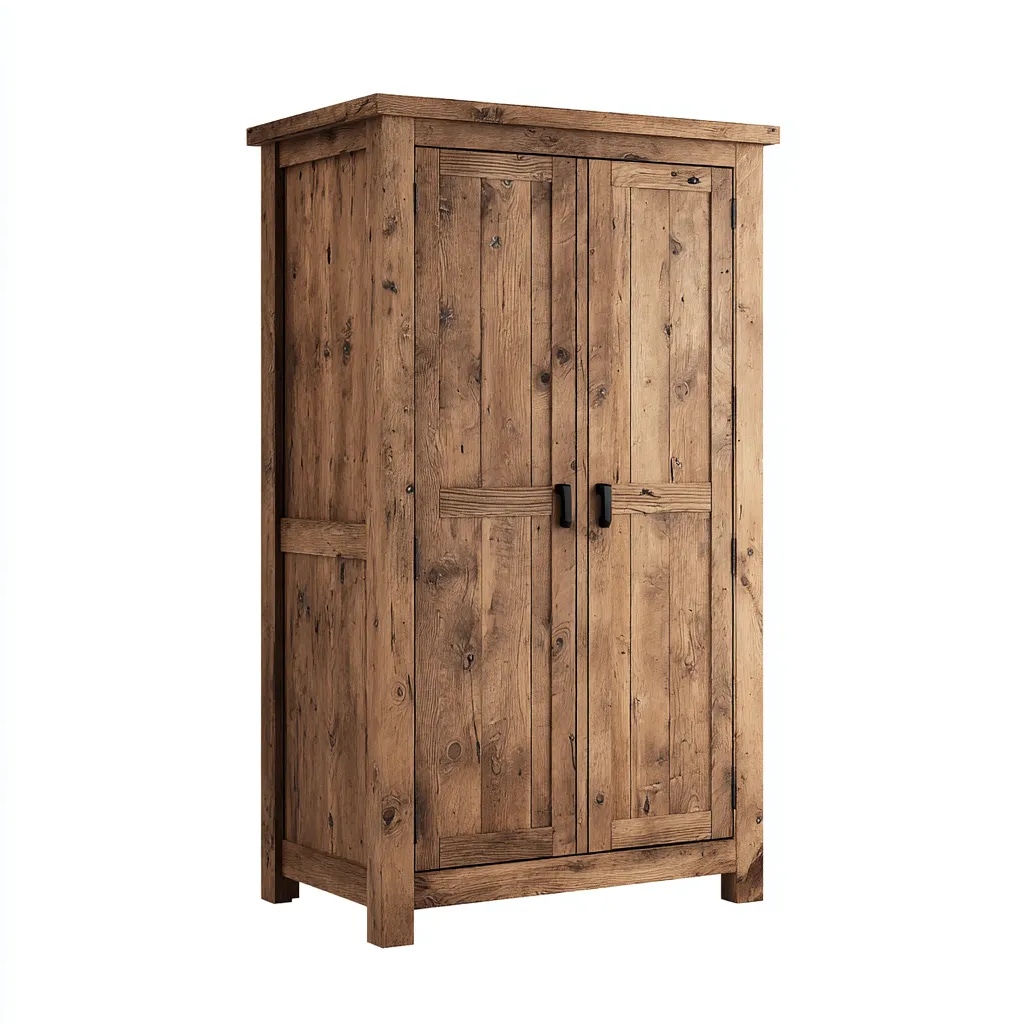 Armadio 90x55x190 cm - marrone - design in legno per camera-Styleive