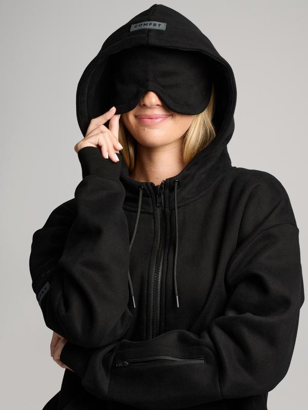 Comfrt |   Airplane Mode Travel Zip Hoodie