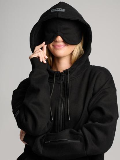 Comfrt |   Airplane Mode Travel Zip Hoodie