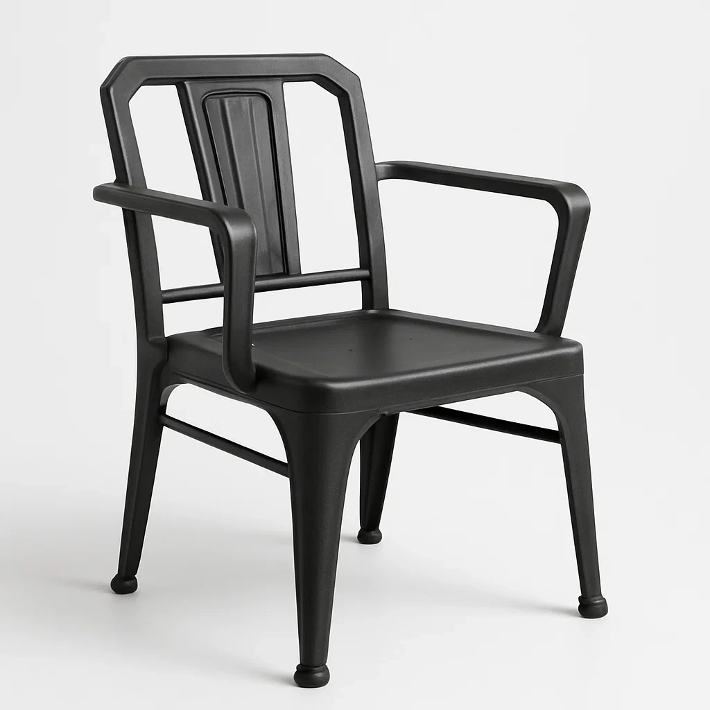 Poltrona in metallo impilabile da esterno-Snoozinova