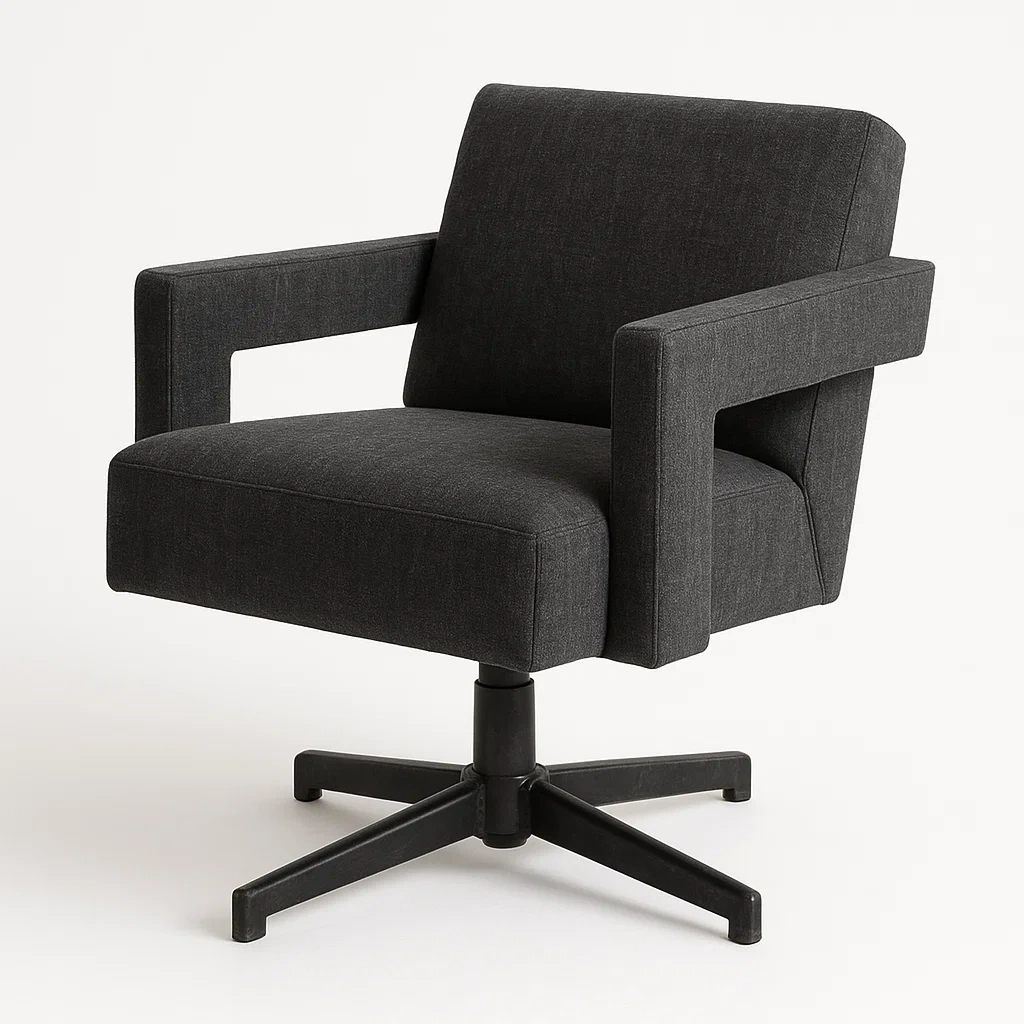 Poltrona girevole in tessuto-Snoozinova