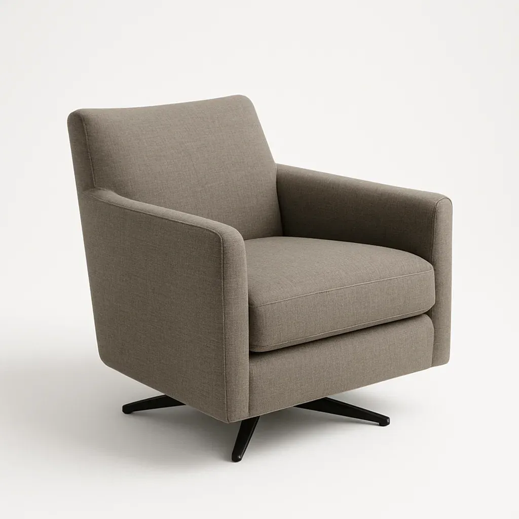 Poltrona girevole in tessuto poliestere-Snoozinova