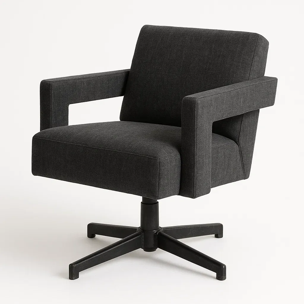 Poltrona girevole in tessuto-Snoozinova