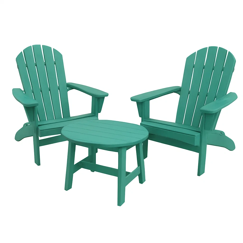 Set di sedie Adirondack in polipropilene con tavolino-Snoozinova