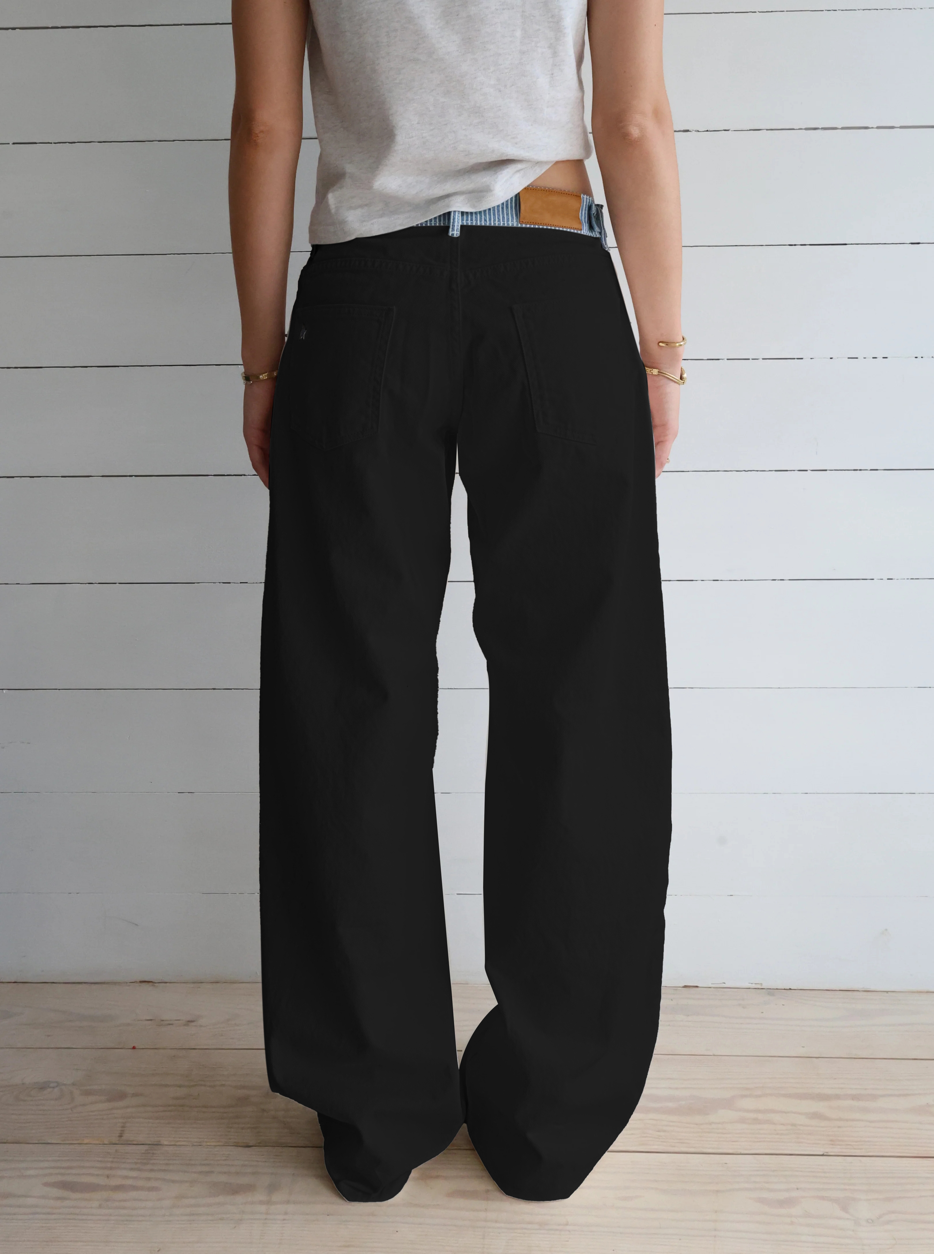 Jodie Adjustable Wide Leg Jeans (Buy 2 Free Shipping)