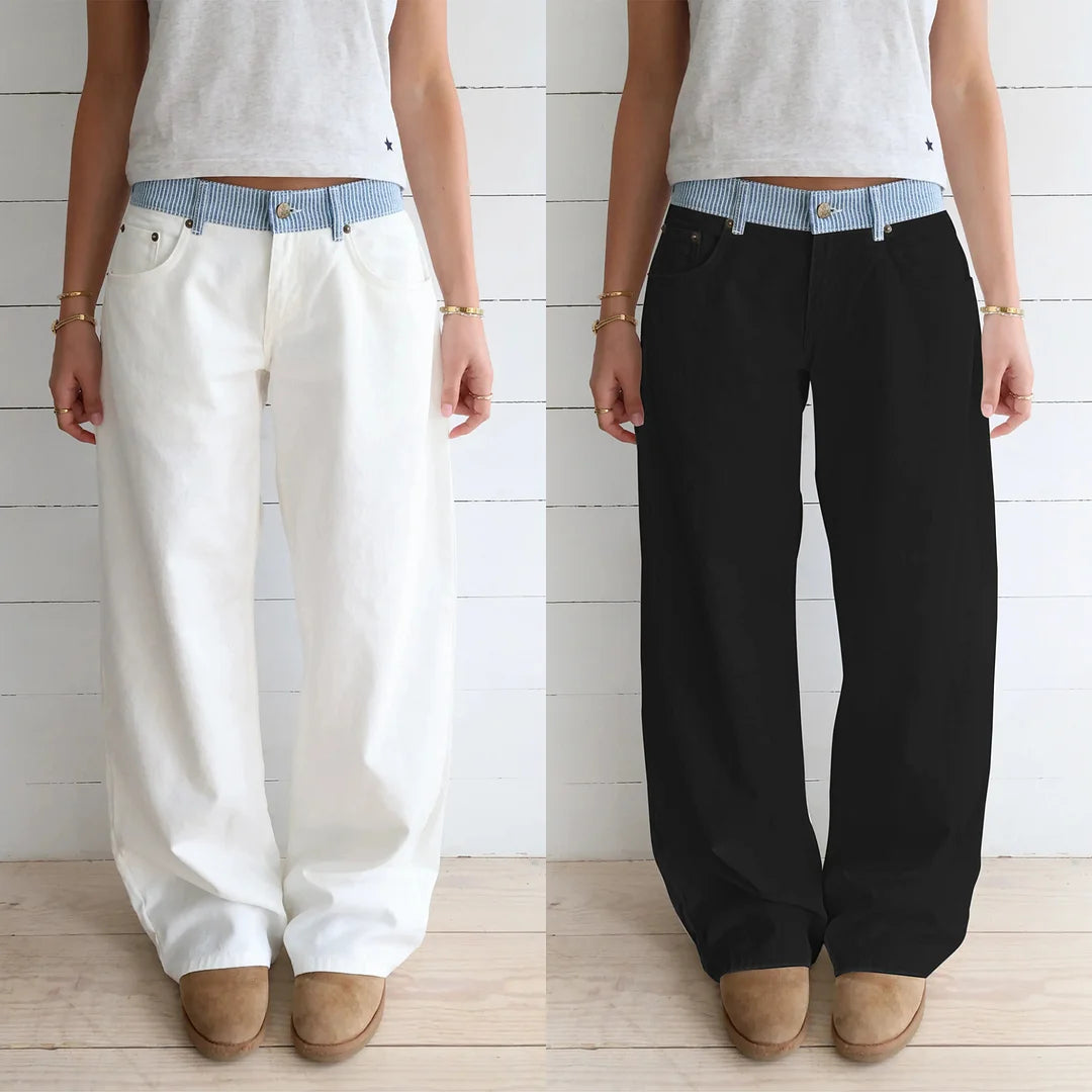 Jodie Adjustable Wide Leg Jeans (Buy 2 Free Shipping)