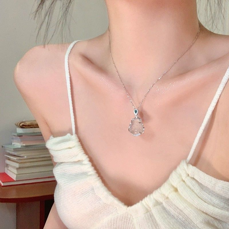Serene Buddha - Inspired Jade Necklace