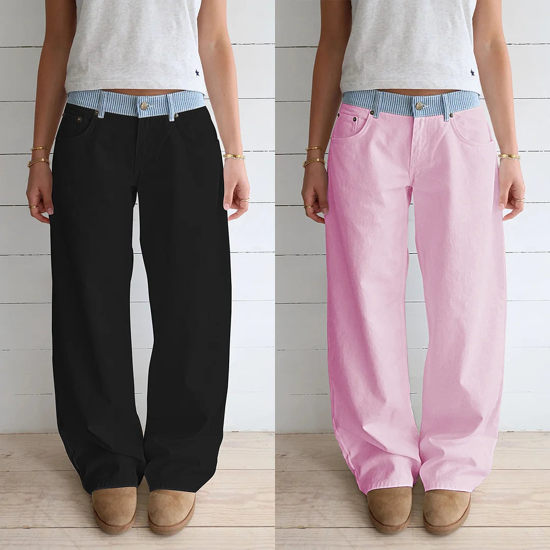 Jodie Adjustable Wide Leg Jeans (Buy 2 Free Shipping)