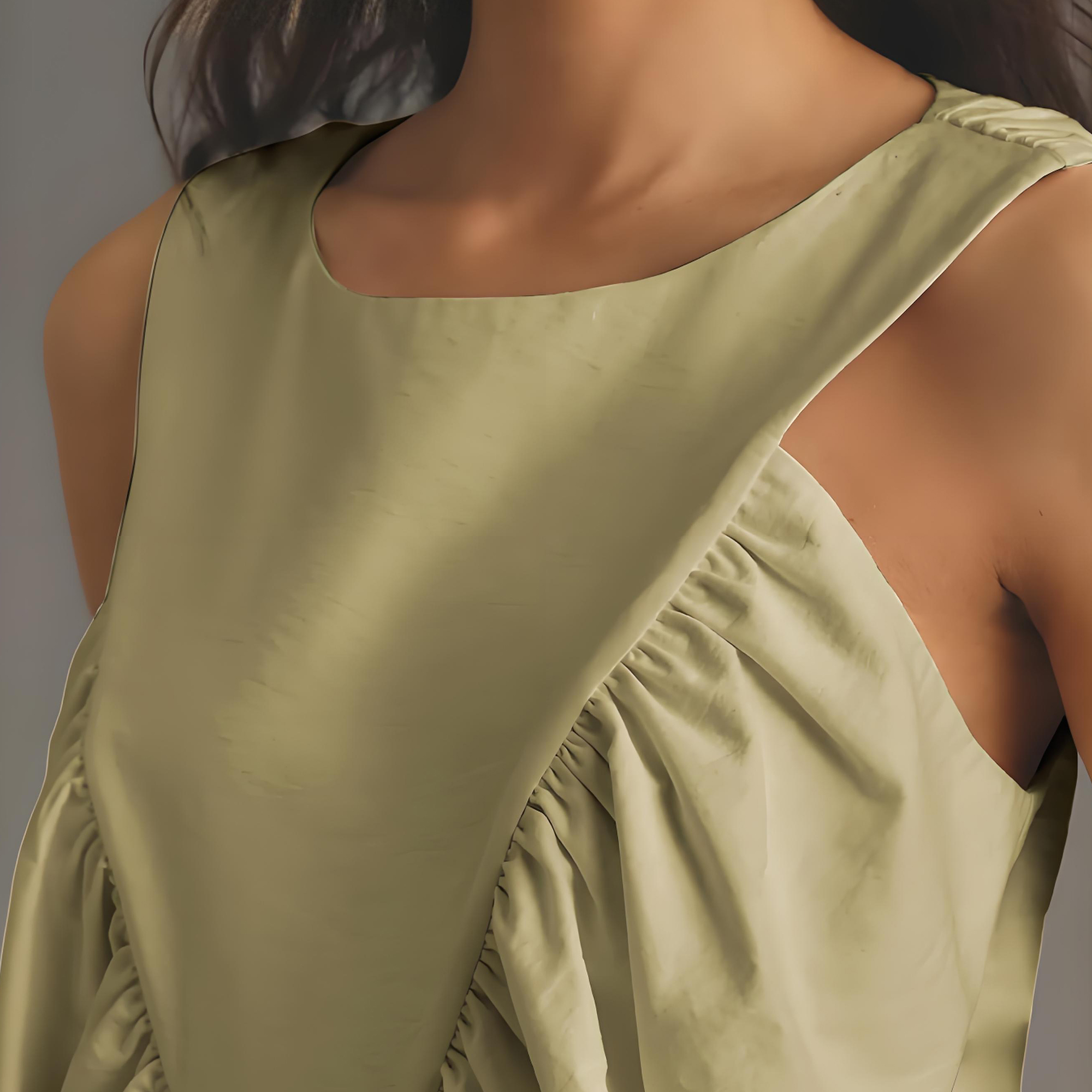 Mare Mare Shirred Swing Tank(Buy 2 Free Shipping)