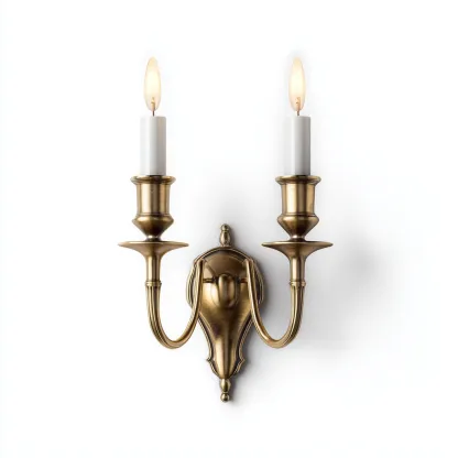 Applique murale-Métal-24x12x36 cm-Laiton-Style classique-Styleero